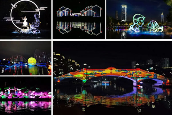 溫州塘河夜游搭載光子芯片透明屏，開啟全新的AR視覺盛宴